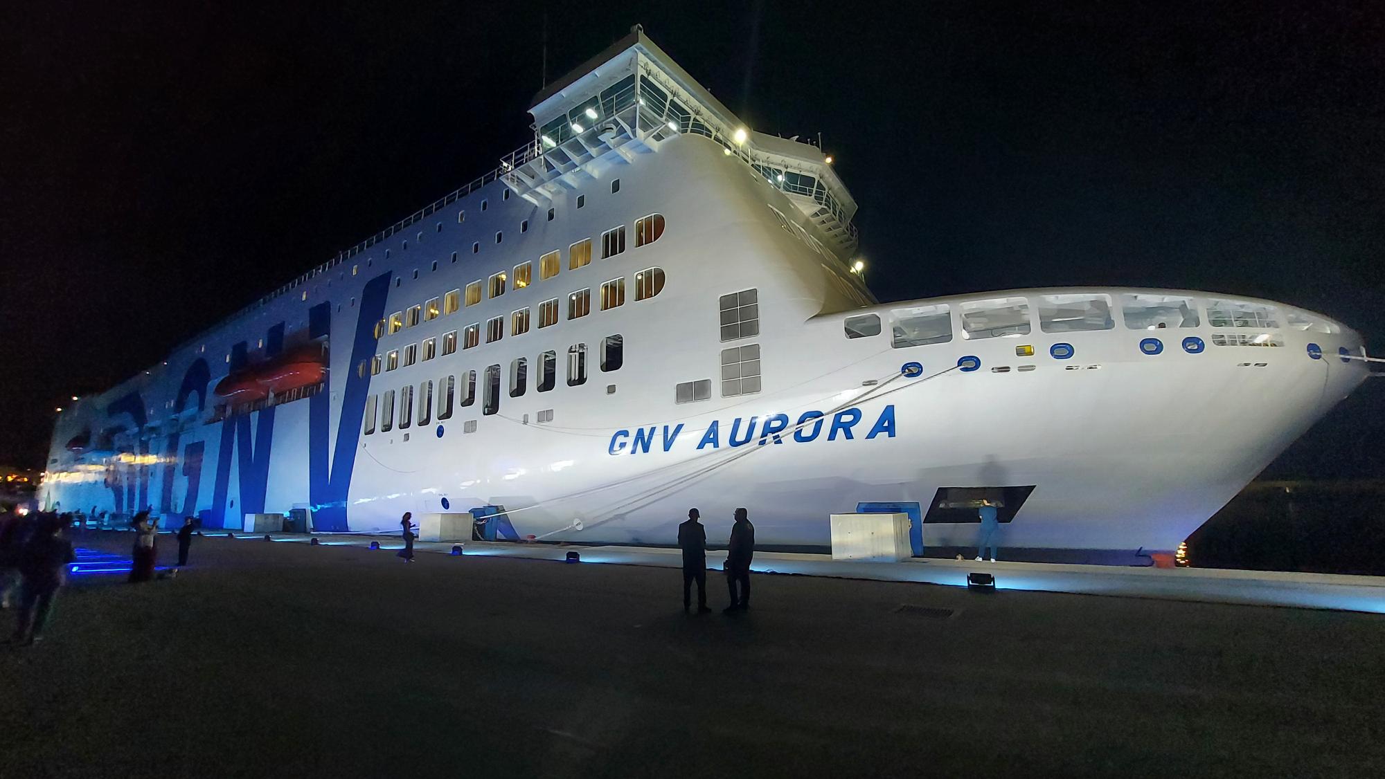 GNV Aurora na trasie Genua – Tanger